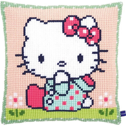 Pillow Embroidery Kit On the lawn, Vervaco PN-0155210