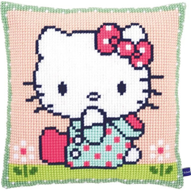 Pillow Embroidery Kit On the lawn, Vervaco PN-0155210