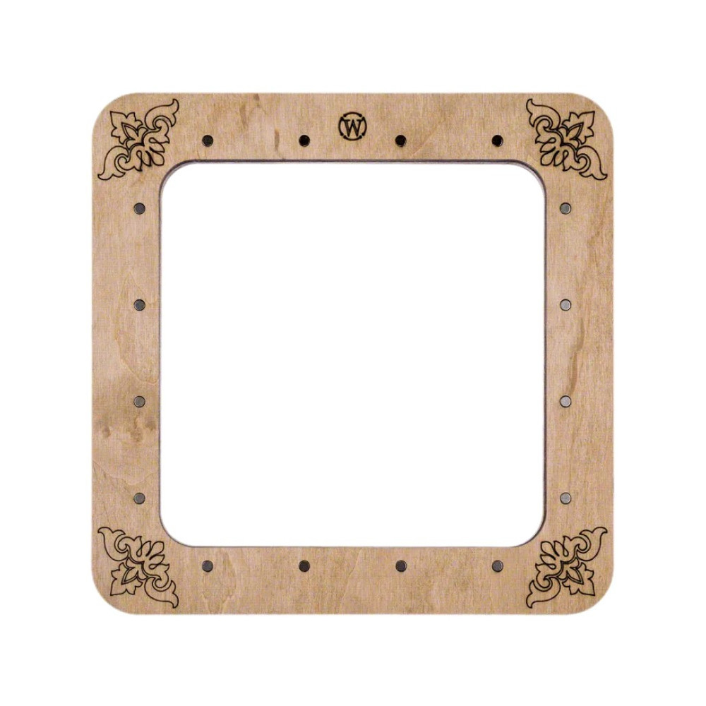 Big Hoop plywood magnetic for embroidery 14x14cm, ornament, Wonderland Crafts WLMP-005