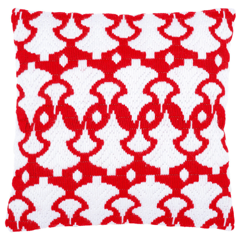 Набір для вишивки подушки Vervaсo PN-0155358 Long Stitch Різвяні дерева Набір для вишивки подушки Vervaсo PN-0155358 Long Stitch Різвяні дерева