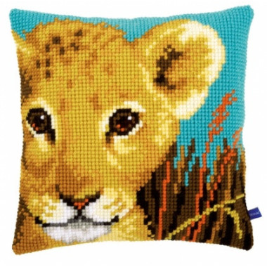 Pillow Embroidery Kit lion cub, Vervaсo PN-0153548
