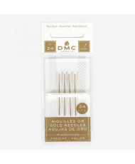 Gold-plated cross stitch needles No. 24 DMC 6130/6