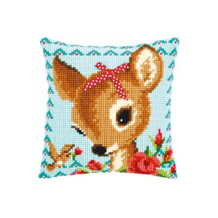 Pillow Embroidery Kit a deer with a jar, Vervaсo PN-0149899