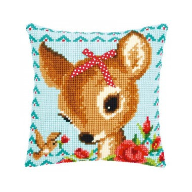 Pillow Embroidery Kit a deer with a jar, Vervaсo PN-0149899