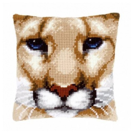 Pillow Embroidery Kit Cat family, Vervaсo PN-0149921