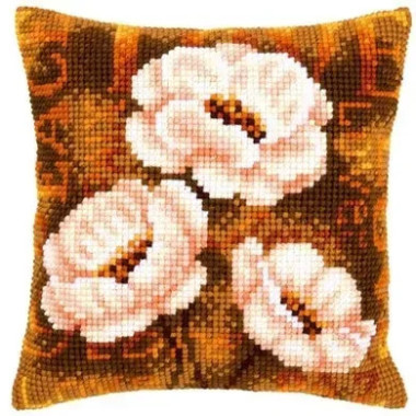 Набір для вишивки подушки Vervaсo PN-0021705 Анемони / Modern Anemones