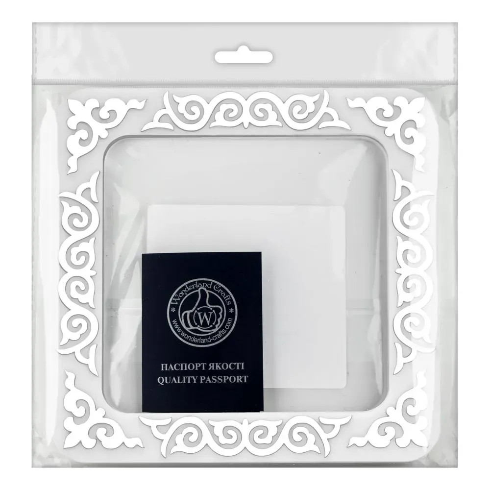 Великі п'яльця магнітні пластикові для вишивання , 14x14 cm, срібний MP-038