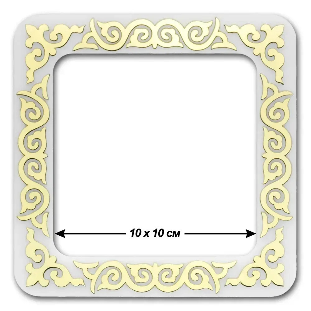 Hoop with magnetic holders from plastic for Embroidery and Cross stitching, gold ornament, FLMP-035