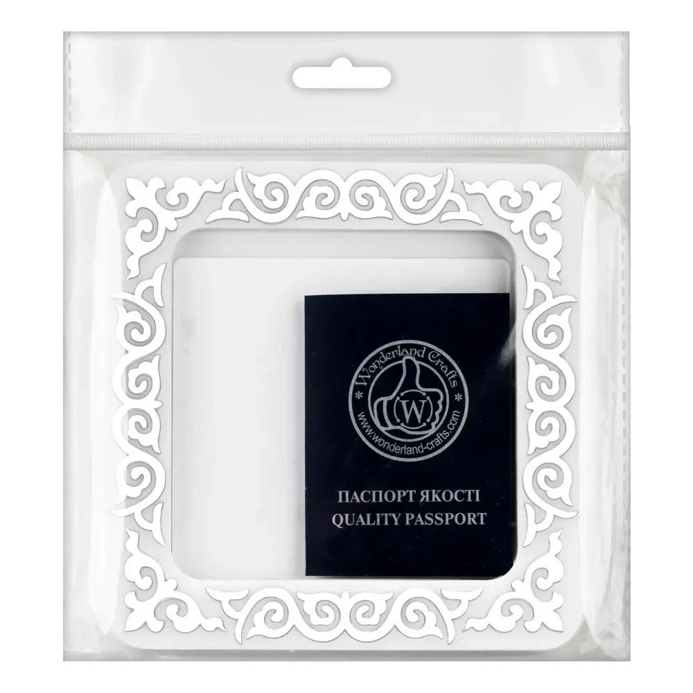 Hoop with magnetic holders from plastic for Embroidery and Cross stitching, silver ornament, FLMP-039