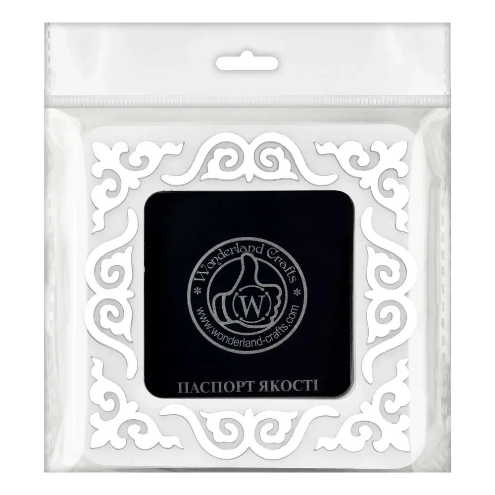 Hoop with magnetic holders from plastic for Embroidery and Cross stitching, silver ornament, FLMP-040