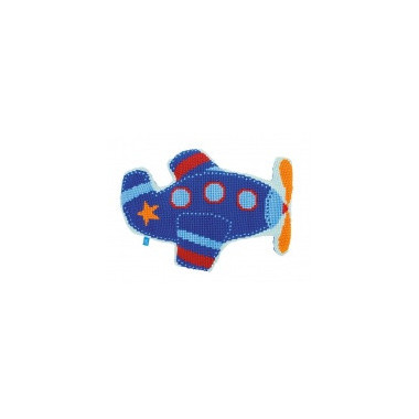Pillow Embroidery Kit, Vervaсo PN-0154844 Aeroplane