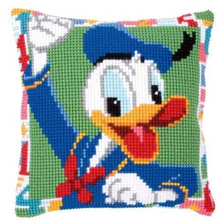 Pillow Embroidery Kit, Vervaсo PN-0146405  WALT DISNEY Coussin Donald Duck