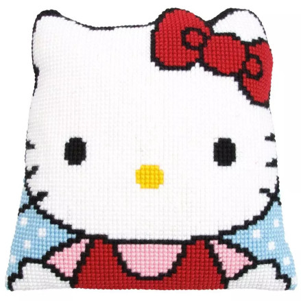 Набор для вышивки подушки Vervaсo PN-0147582 Hello Kitty 2
