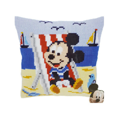 Pillow Embroidery Kit, Vervaсo PN-0143935  WALT DISNEY Mickey Mouse