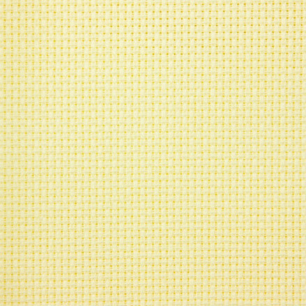 Fabric Stern-Aida 14 Zweigart 3706/2030, light-yellow, wide 110 cm