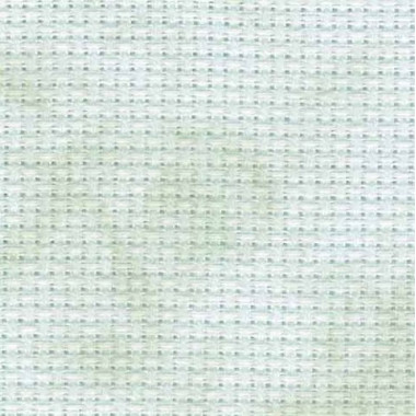 Fabric Vintage Aida 14 Zweigart Light Green marble , (3706/6159), 40x55 cm