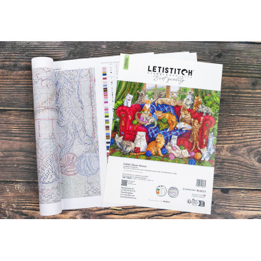 Набор для вышивания крестиком LETISTITCH L9946 Meow Manor