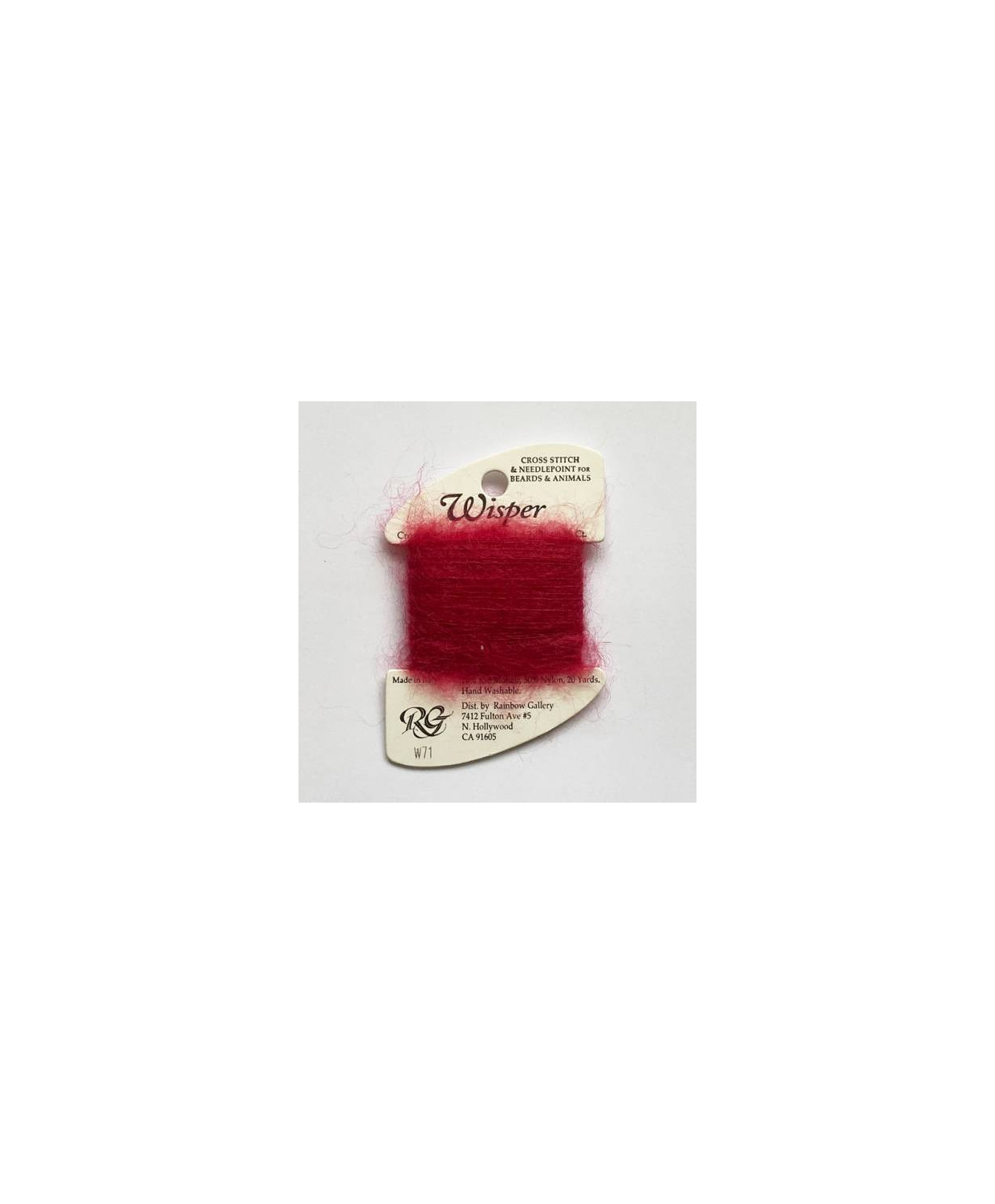 Thread Wisper Rainbow Gallery W71, dark red