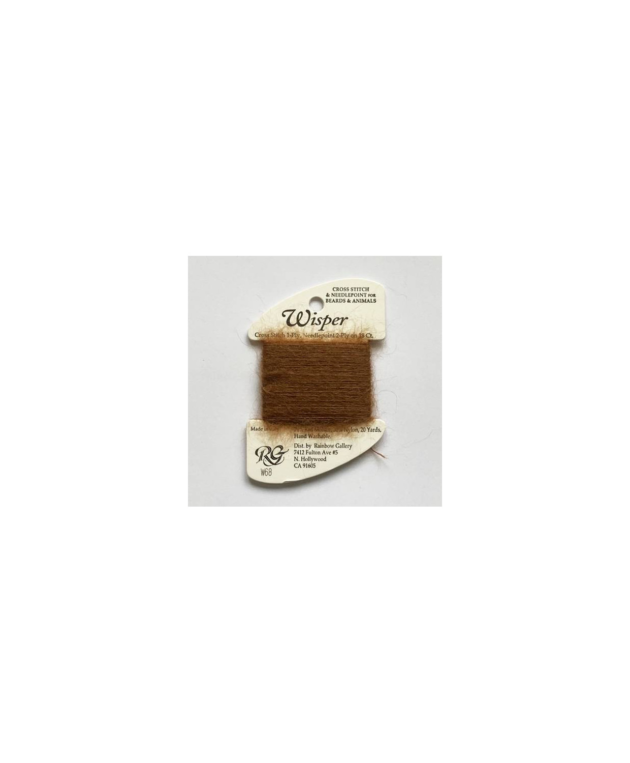 Thread Wisper Rainbow Gallery W68, Dark Tan