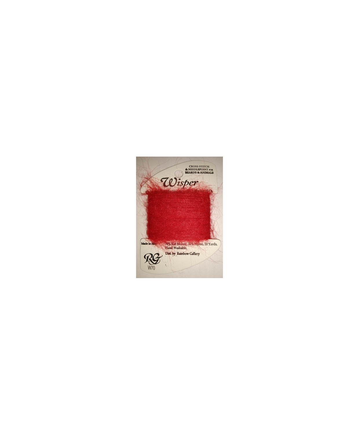 Thread Wisper Rainbow Gallery W70, red