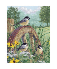 Janlynn Counted Cross Stitch Kit 11"X14", 8-0203 Meadow's Edge