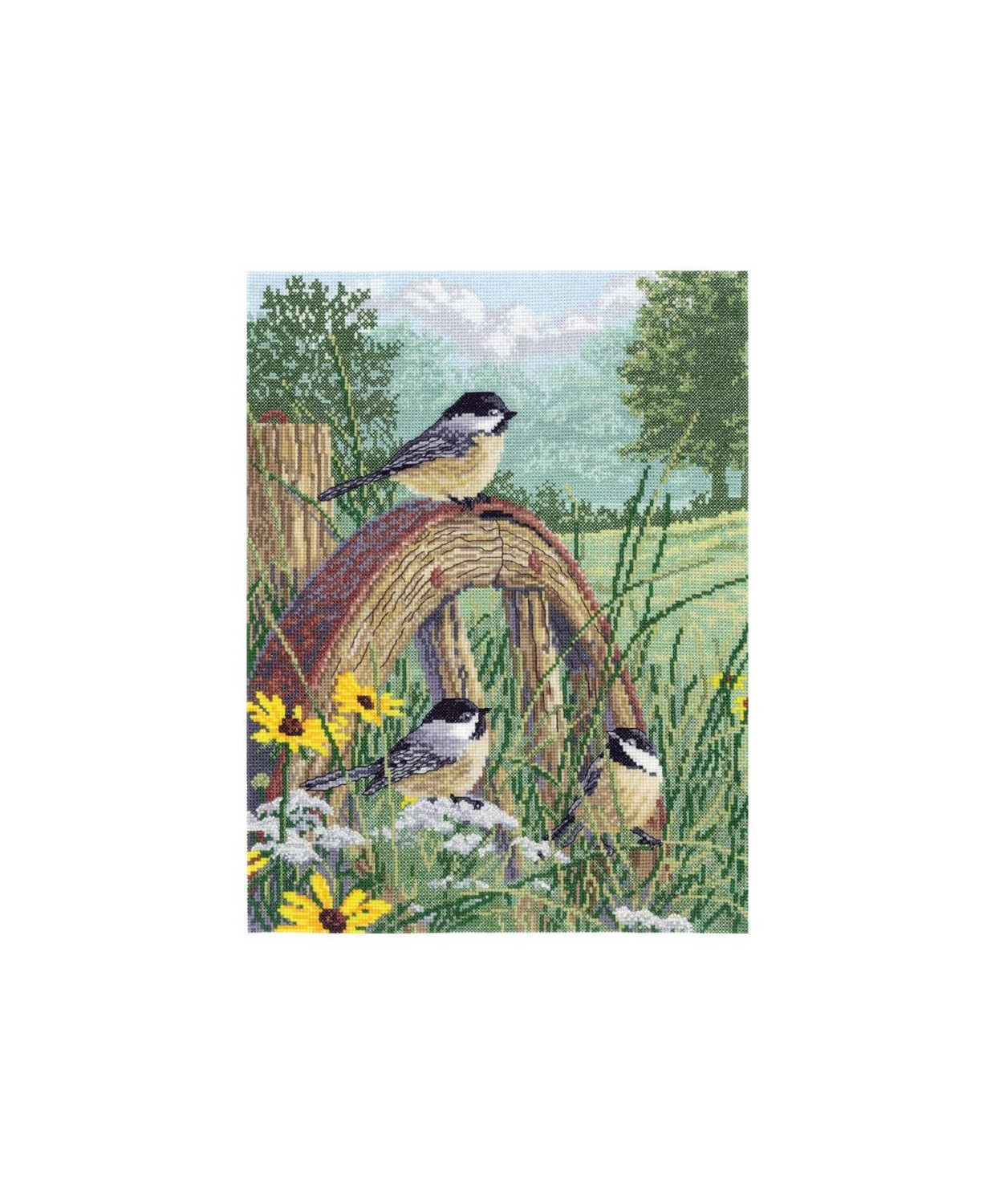 Janlynn Counted Cross Stitch Kit 11"X14", 8-0203 Meadow's Edge