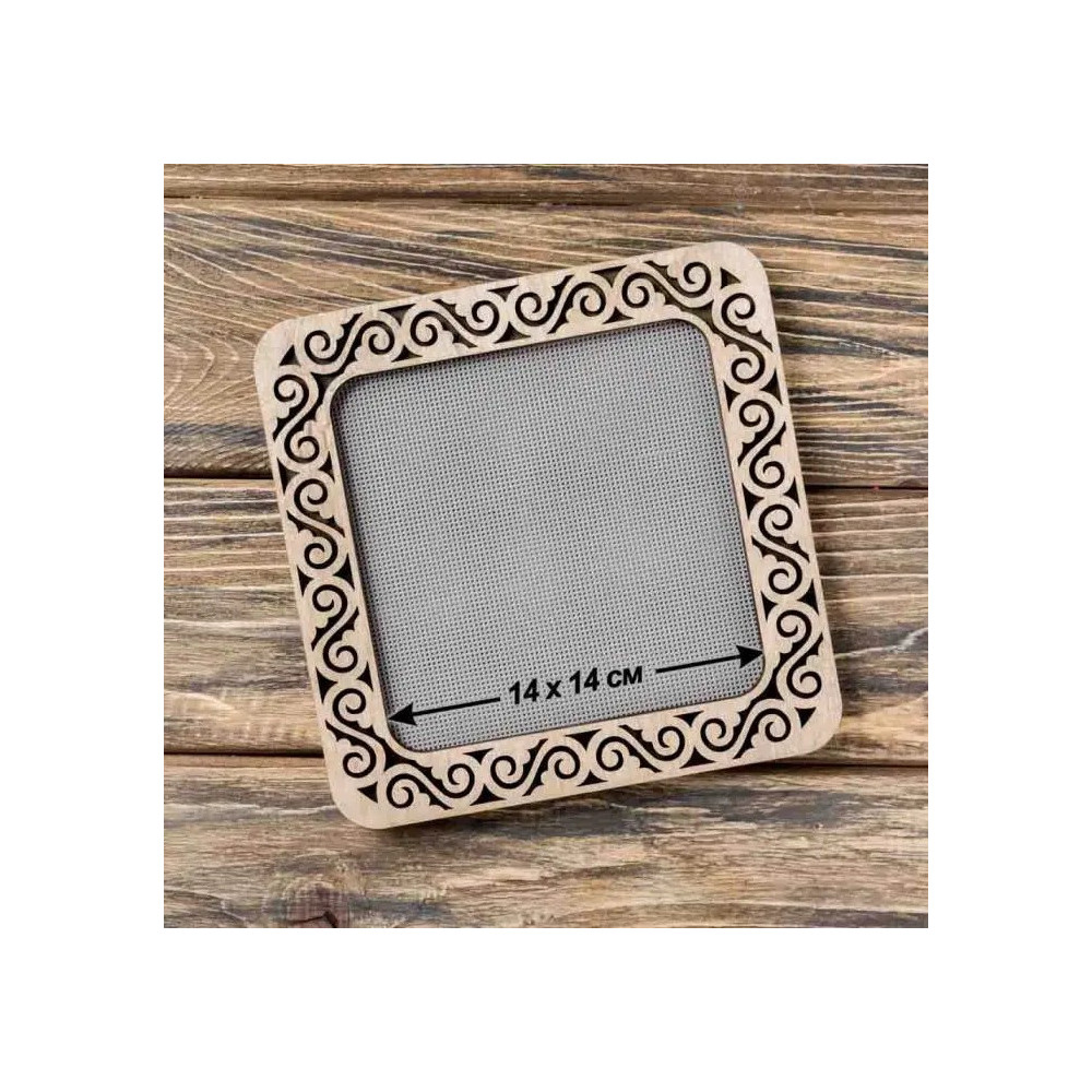 Big Hoop plywood magnetic for embroidery 14x14cm, ornament, Wonderland Crafts WLMP-001 Big Hoop plywood magnetic for embroidery 14x14cm, ornament, Wonderland Crafts WLMP-001