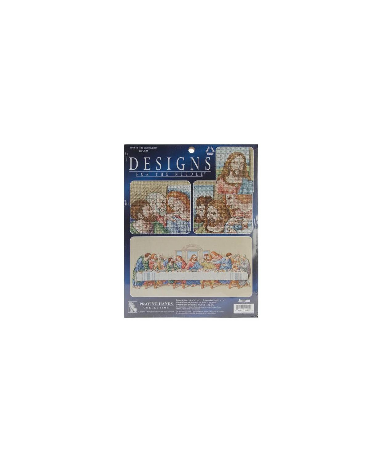 Janlynn Counted Cross Stitch Kit 26.5"X10", 1149-11, The Last Supper