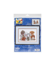 Janlynn/Suzy's Zoo Counted Cross Stitch Kit 15"X10", 38-0178