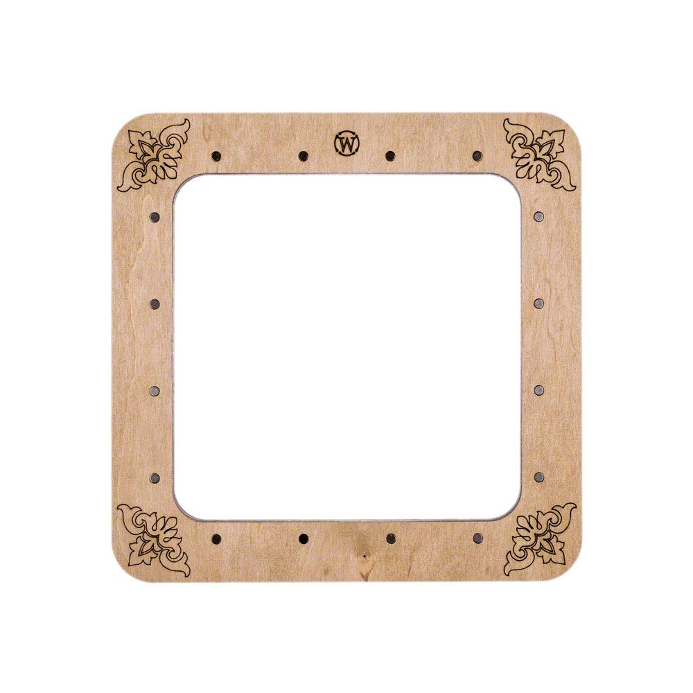 Big Hoop plywood magnetic for embroidery 14x14cm, ornament, Wonderland Crafts WLMP-001
