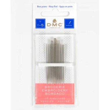 Embroidery needles sharp №1-5 DMC 1765/1.