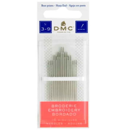 Embroidery needles sharp №3-9 DMC 1765/2