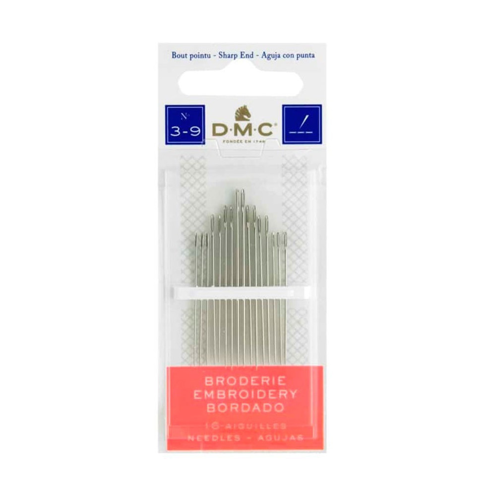 Embroidery needles sharp №3-9 DMC 1765/2 Embroidery needles sharp №3-9 DMC 1765/2