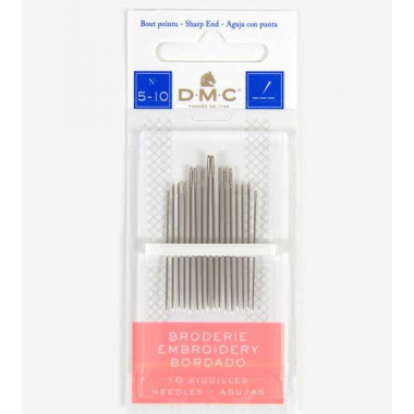 Embroidery needles sharp №5-10 DMC 1765/3