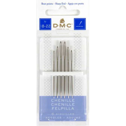 Chenille needles No. 18-22 DMC 1768/1