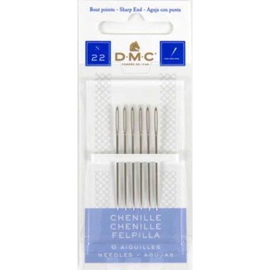 Chenille needles #22 DMC 1768/4
