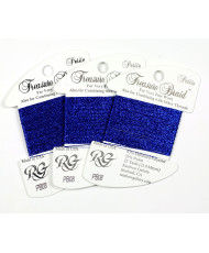 PB08 Metallized Thread Treasure Braid Petite Rainbow Gallery Royal Blue