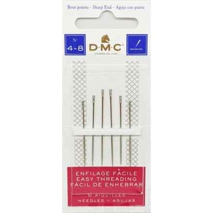 Голки ручні для слабозорих №4-8, 6 шт. DMC 1770/4