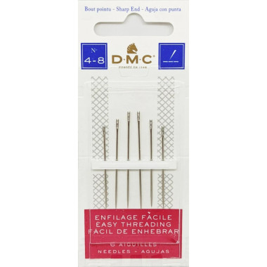 Голки ручні для слабозорих №4-8, 6 шт. DMC 1770/4
