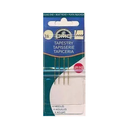 Needles for tapestry/cross stitch gold-plated No. 26 DMC (4pcs) 6129/12