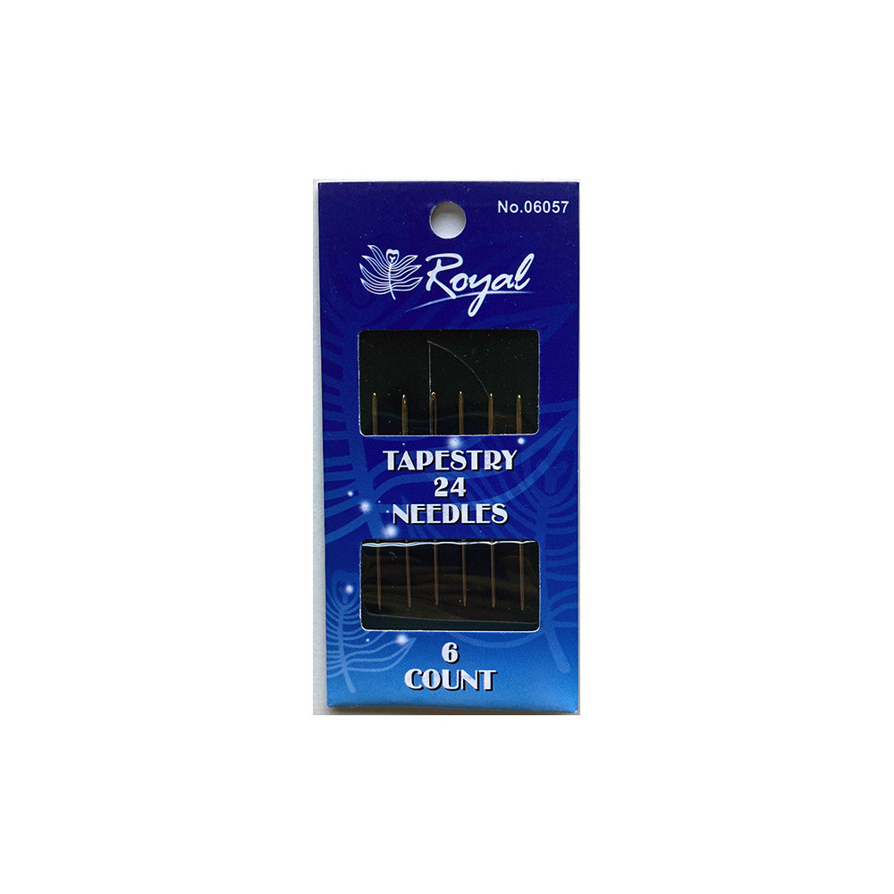 Tapestry 24 Royal 06057 embroidery needle set. Tapestry 24 Royal 06057 embroidery needle set.