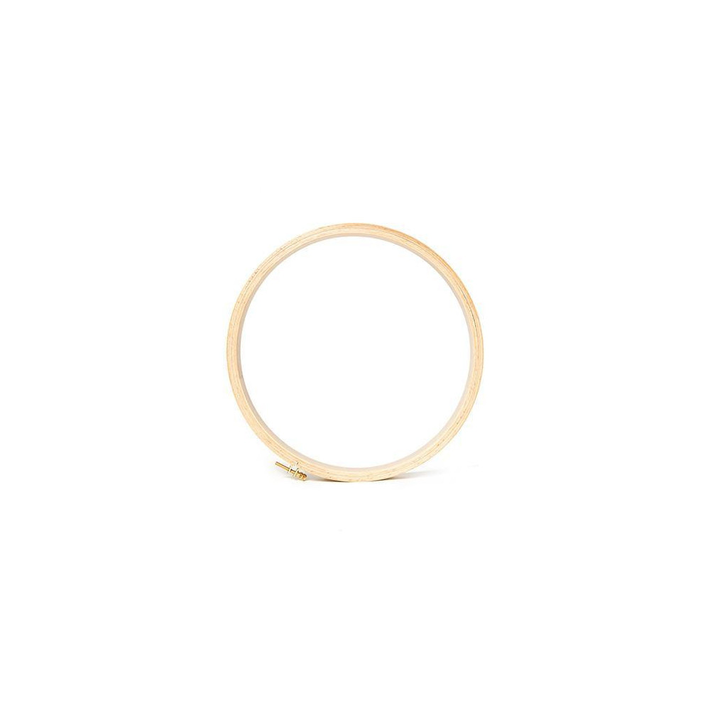 Round Hoop with screw from beech for embroidery 21,5 см Mein Hobby 202-6