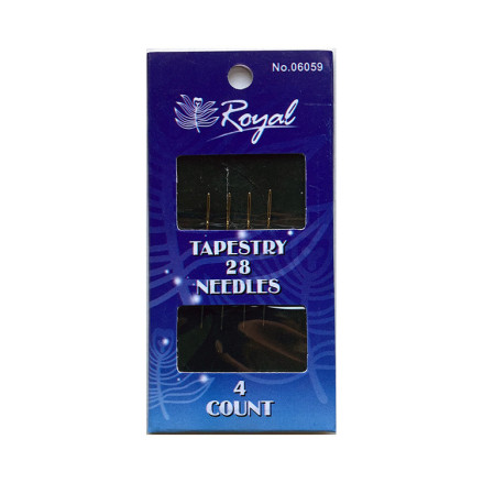 Tapestry 28 Royal 06059 embroidery needle set.