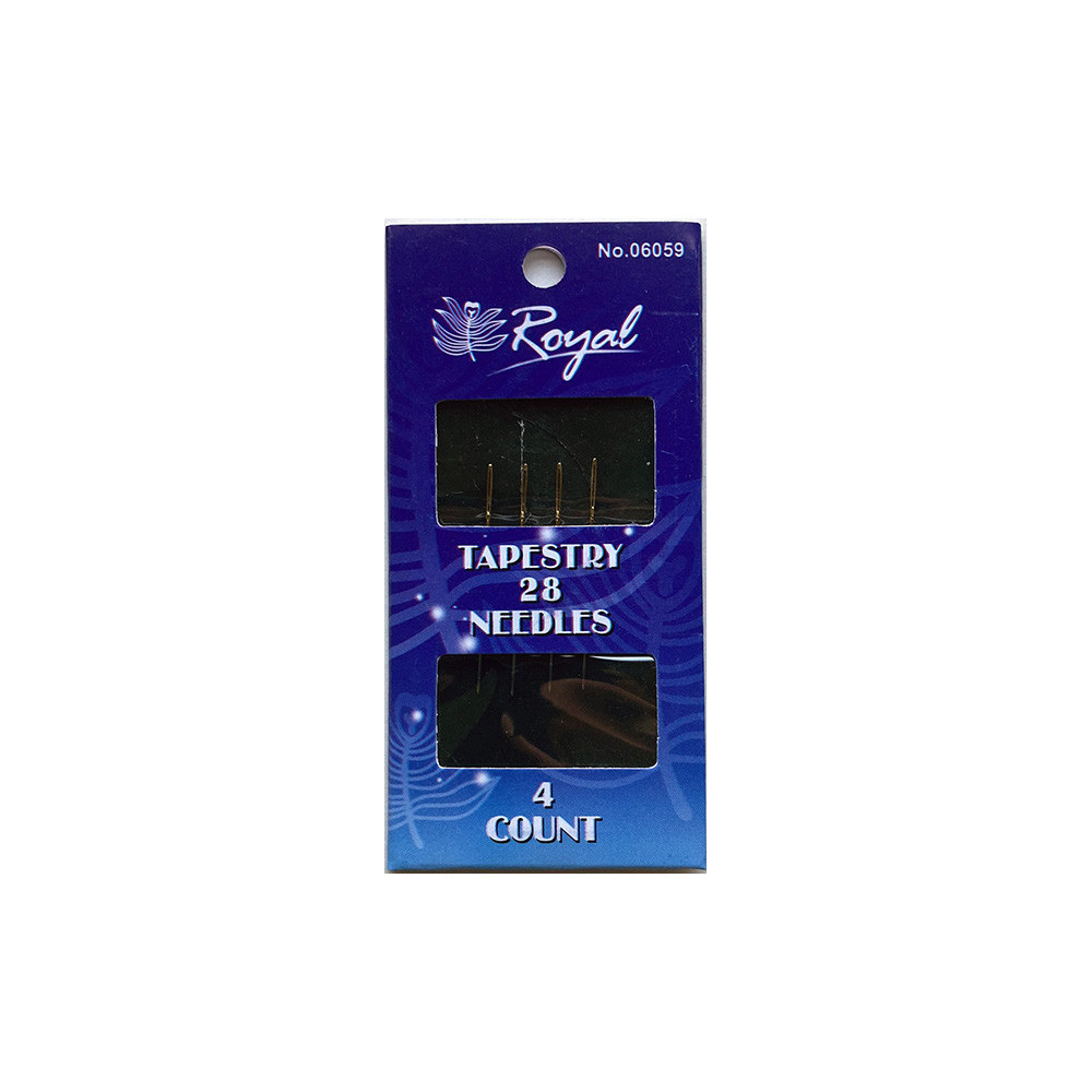 Tapestry 28 Royal 06059 embroidery needle set. Tapestry 28 Royal 06059 embroidery needle set.
