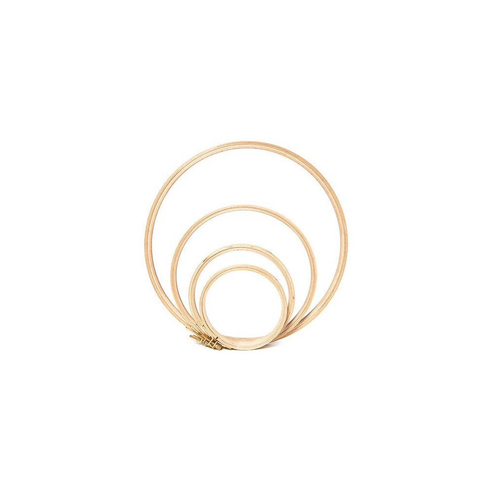 Round Hoop with screw from beech for embroidery 21,5 см Mein Hobby 202-6
