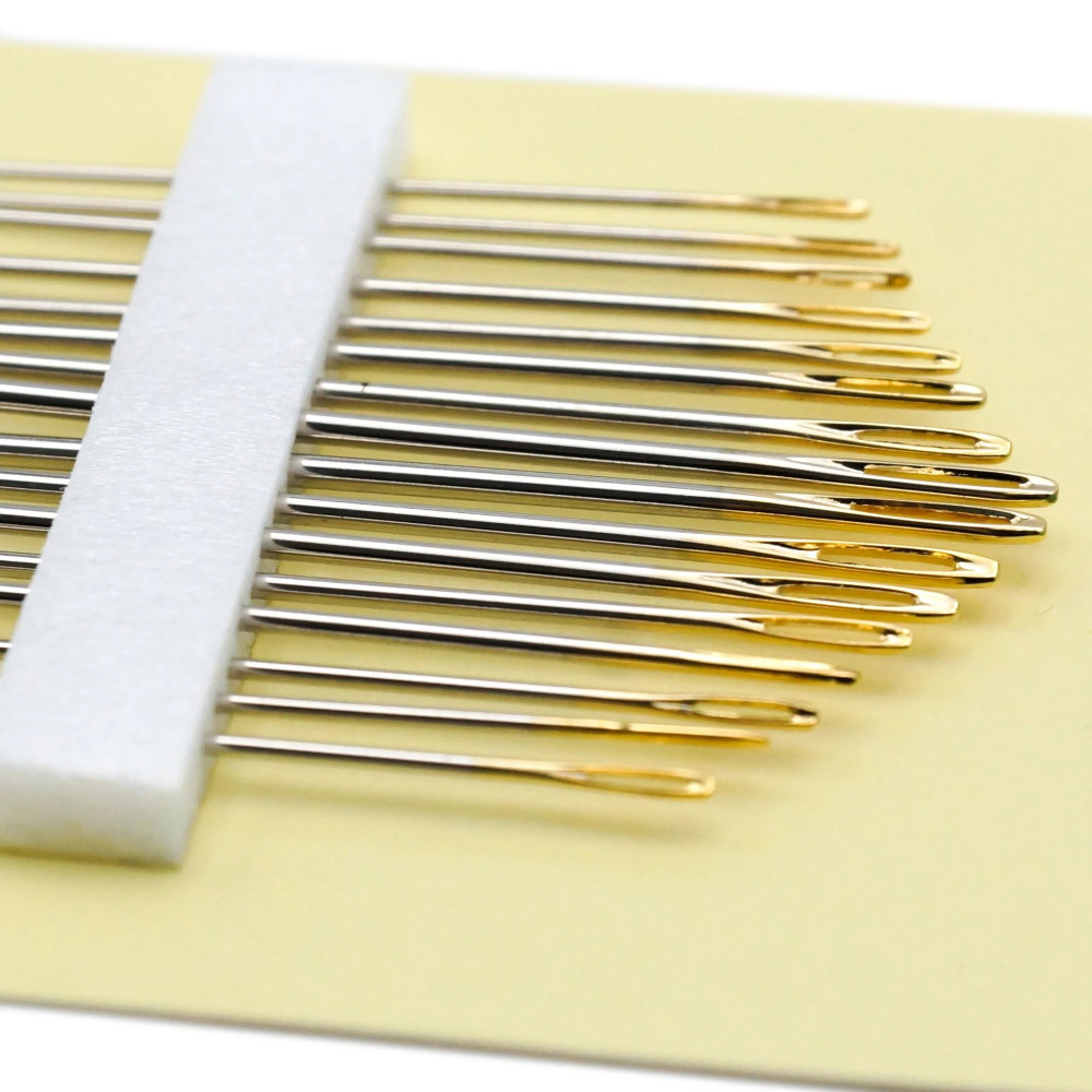 Clover Gold Eye Embroidery Needles 235 – Sizes 3-9