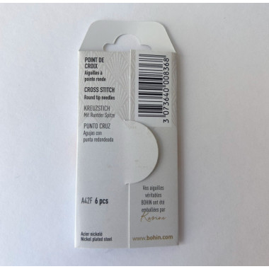 Bohin Cross Stitch Needles Size 24 (00836)