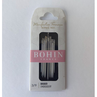 Bohin Embroidery Needles Assorted Sizes 3–9 (00768)