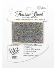 Нитка металізована Treasure Braid Petite Rainbow Gallery PB15, Кофеті