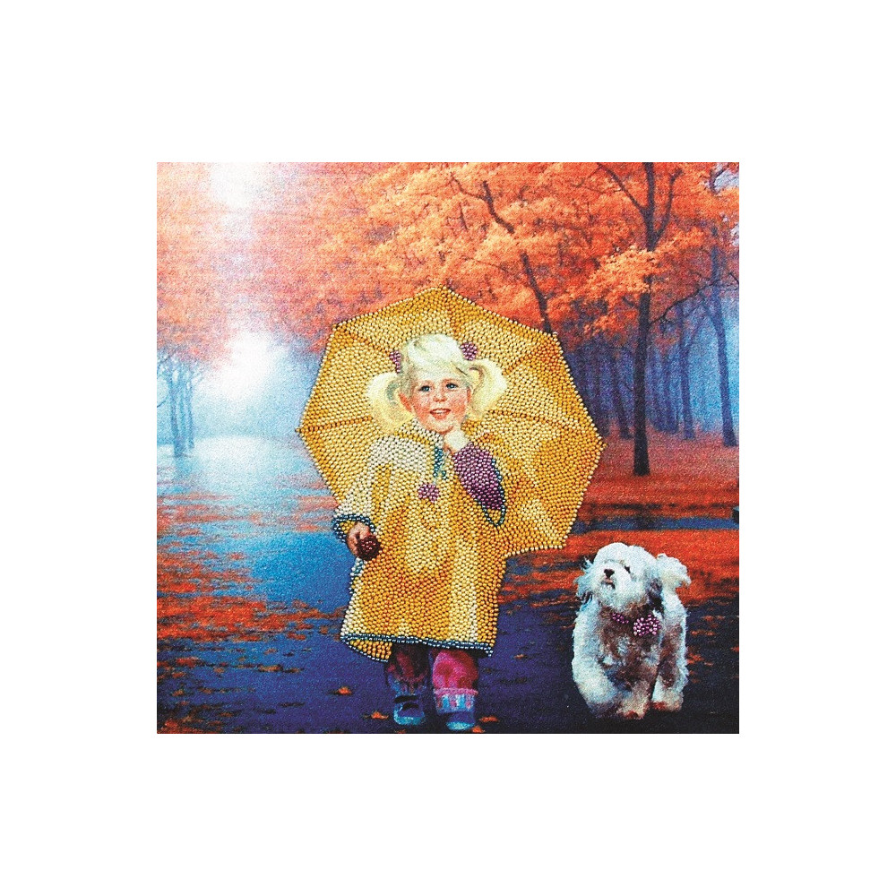 Bead embroidery kit Autumn walk Alisena BN-1013. Bead embroidery kit Autumn walk Alisena BN-1013.